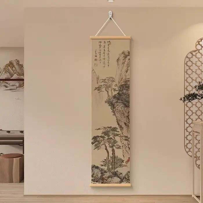 Art mural de paysage sec Zen