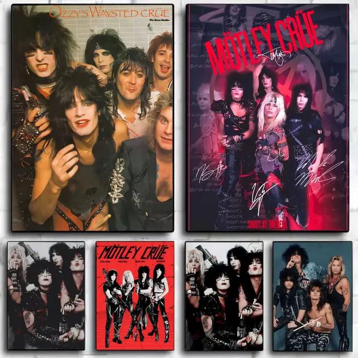 Motley Crues Rock Band Wild Poster