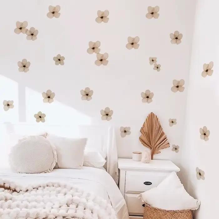 Stickers muraux floraux Boho nordiques vintage