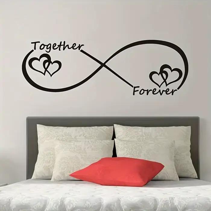 Autocollant Mural Love Together Forever