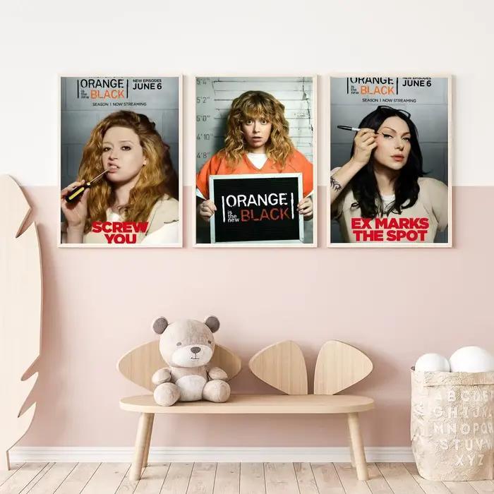Film classique o-Orange est le nouvel affiche noire polyvalente HD étanche Art mural décor auto-adhésif pour n'importe quel espace cadeau idéal