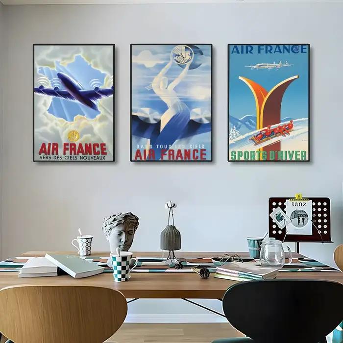 Affiche de voyage vintage Air France