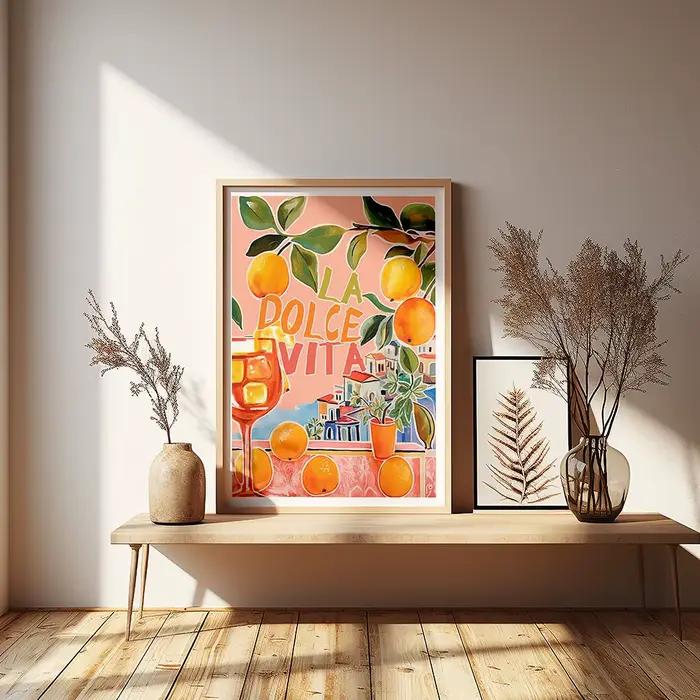 Affiches La Dolce Vita Côte d'Amalfi Italie