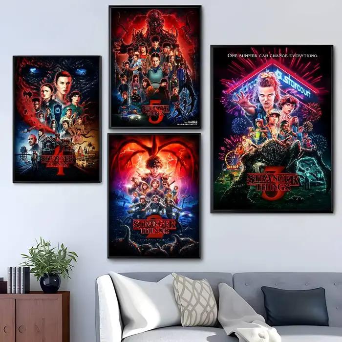 Affiches rétro S-Stranger-S T-Things