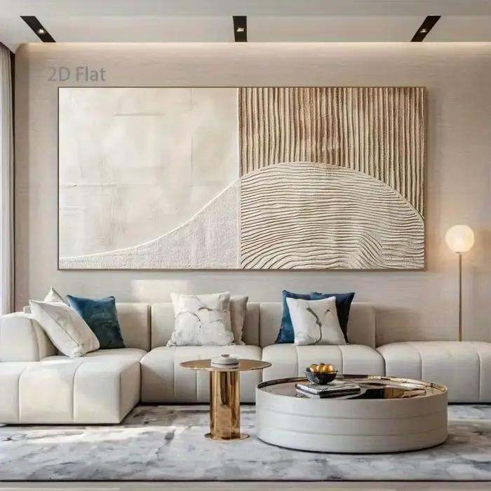 Affiche d'art abstrait moderne sans cadre – Impression minimaliste adaptée aux décorations de maison