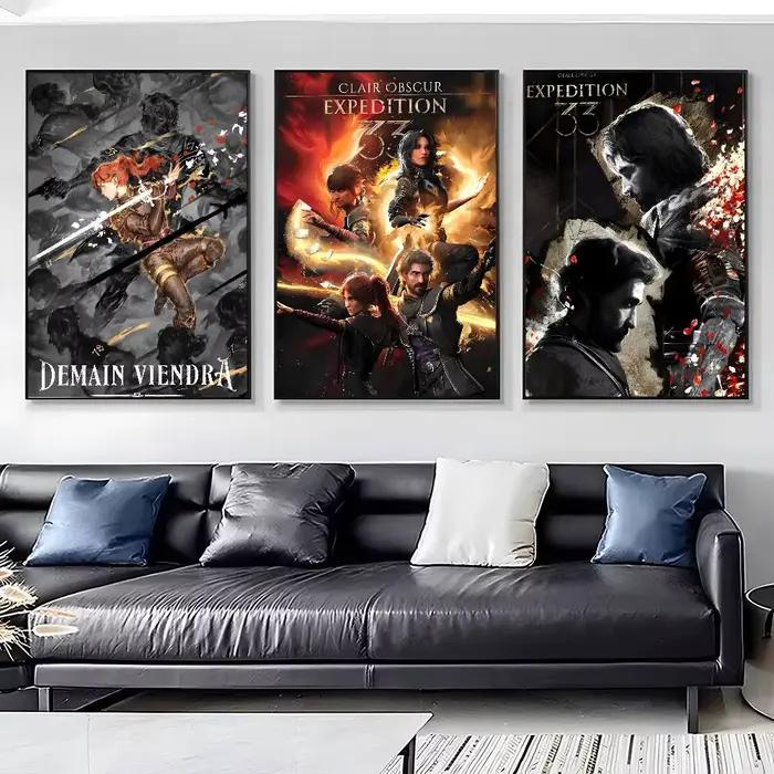 Affiche de jeu C-Clair Obscur E-Expedition33