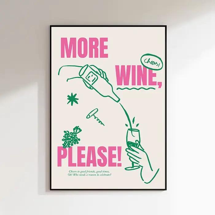 Toile d'art mural Vintage pour Cocktail