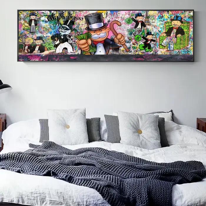 Alec monopole Graffiti mur Art affiche