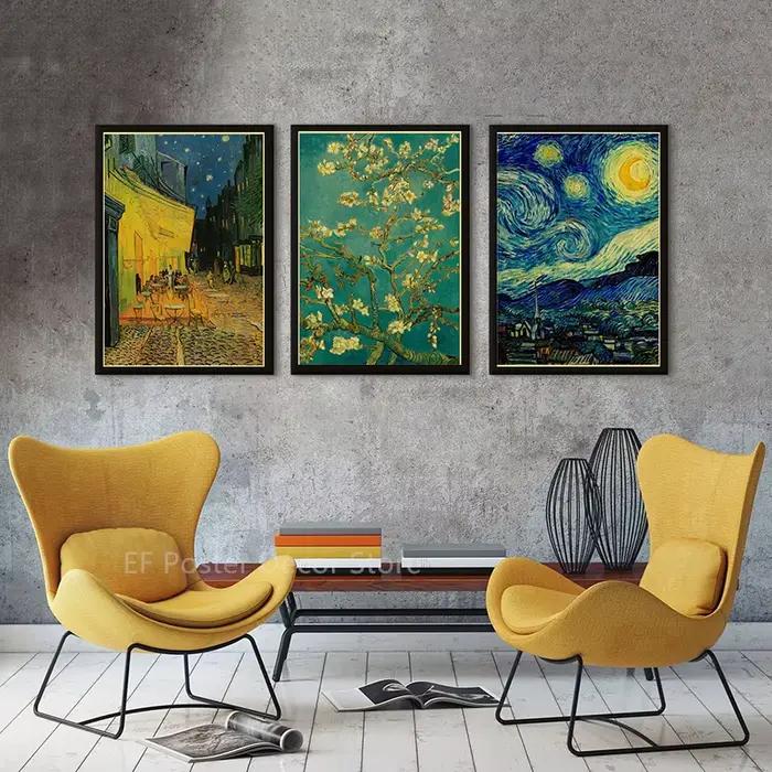 Affiche de la célèbre collection de peinture à l'huile de Van Gogh nous-mêmes