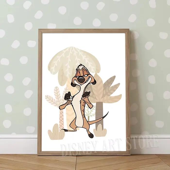 Affiches imprimées d'art Simba et ses amis