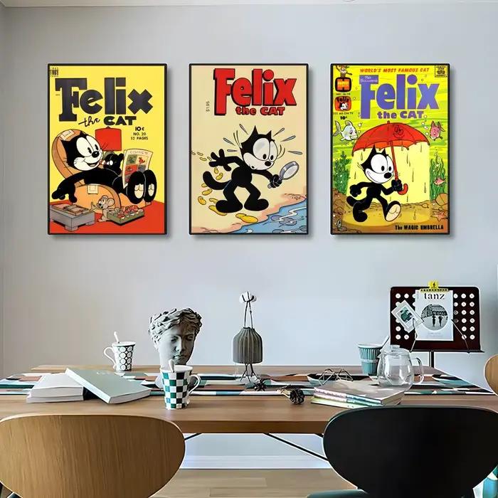 Affiche de dessin animé Felix le chat