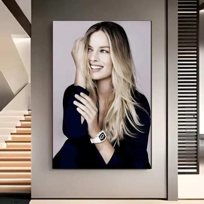 Affiche de la célèbre actrice Margot Robbie