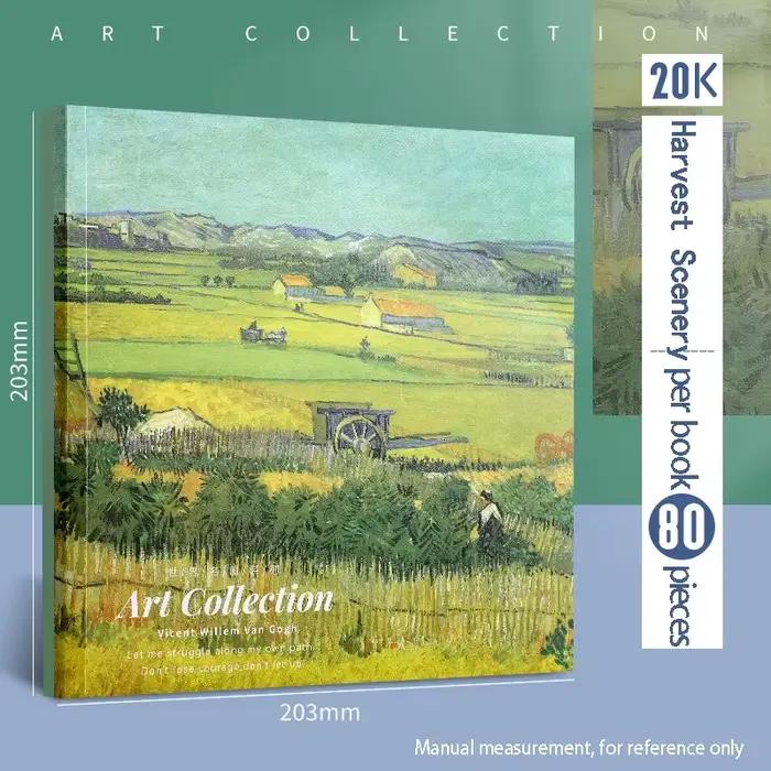 Livre de croquis de peinture à l'huile Van Gogh 20K