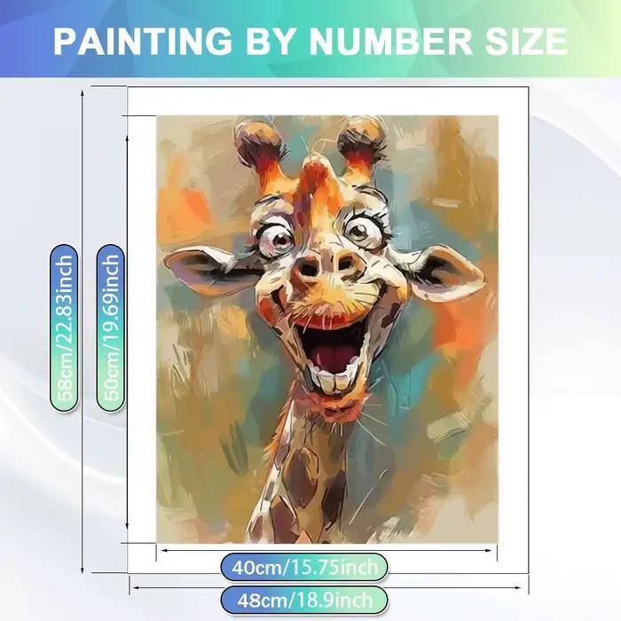 HUACAN Peinture par numéros d'éléphant