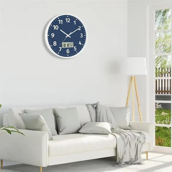 Horloge murale numérique avec heure