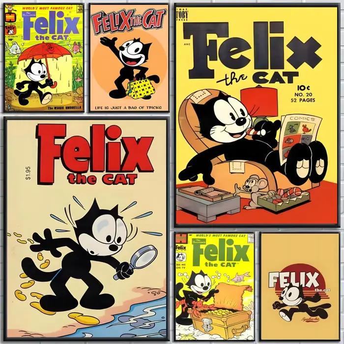 Affiche de dessin animé Felix le chat