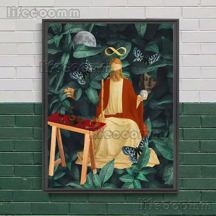 Toile d'art mural abstrait Saint