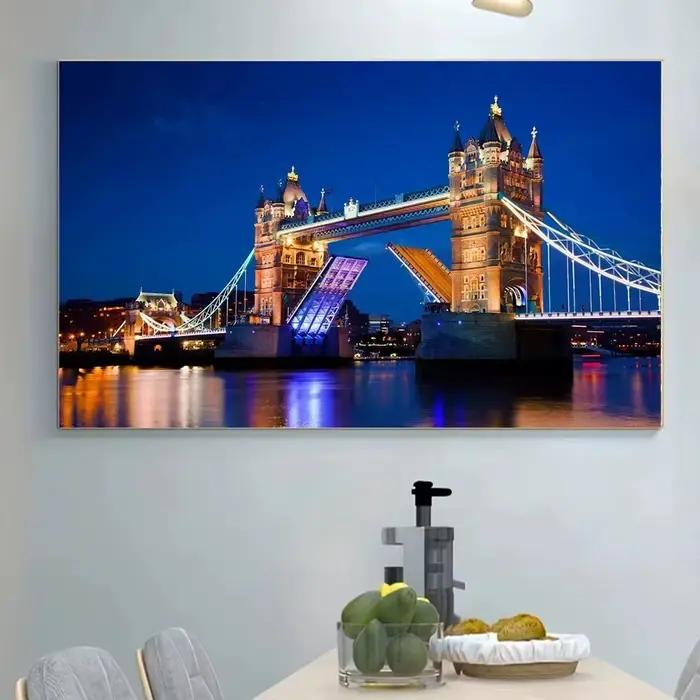 Toile de peinture de paysage urbain de londres
