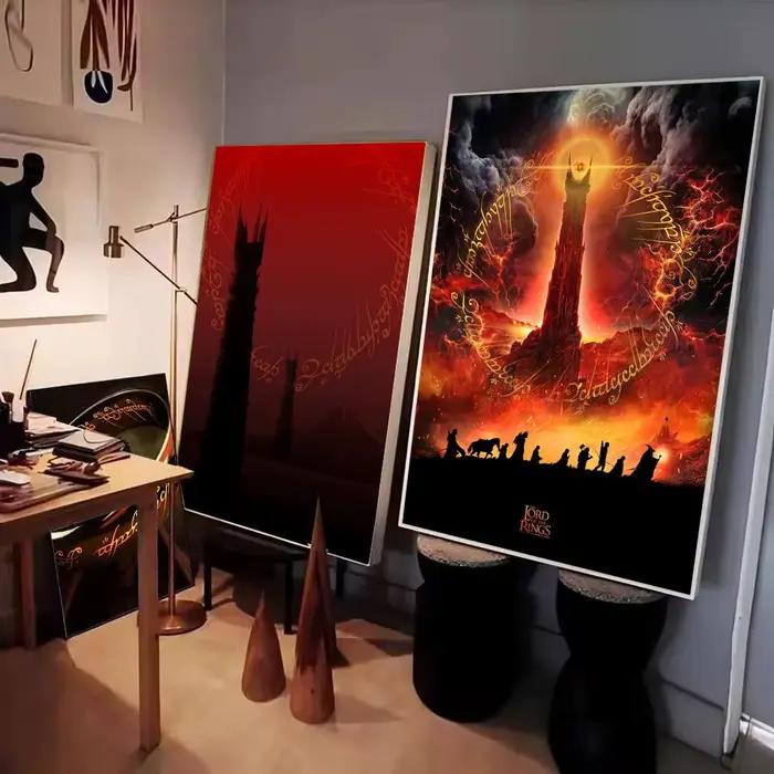 Film le l-leigneur de l'anneau peinture calligraphie toile HD mur Art décor intérieur affiche pour la décoration de la pièce de la maison