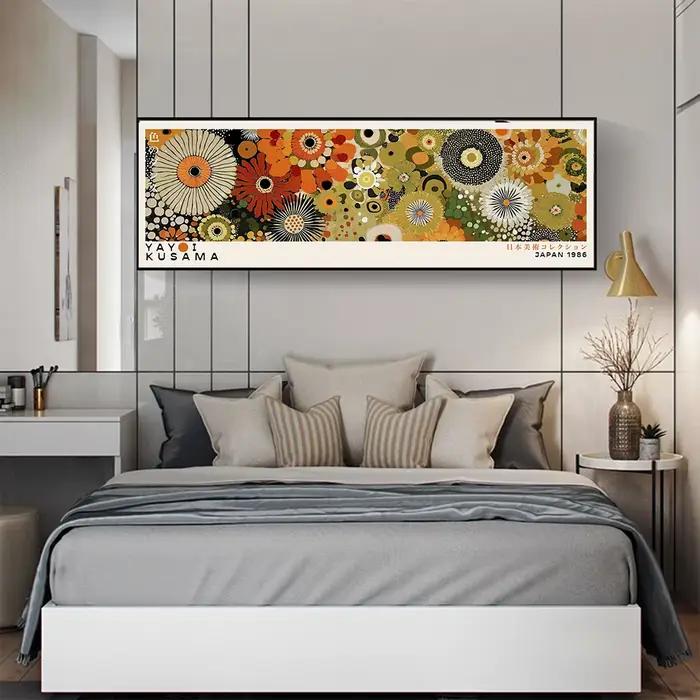 Peinture sur toile de fleurs de Yayoi Kusama