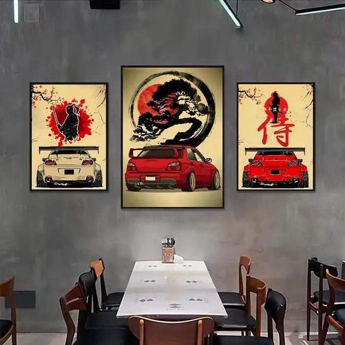 Affiche murale autocollante HD étanche
