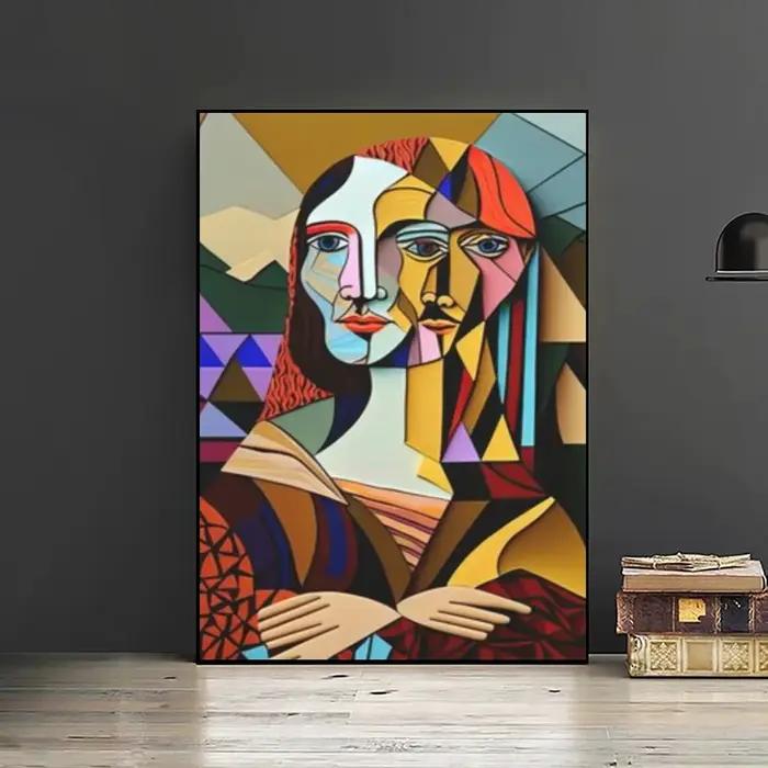 Art mural abstrait scandinave