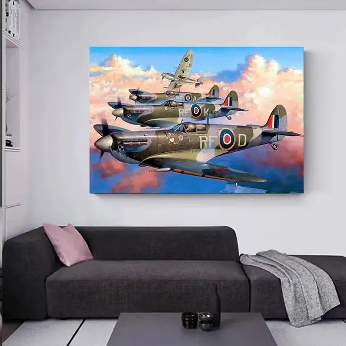 Toile d'avion de Combat de la guerre mondiale