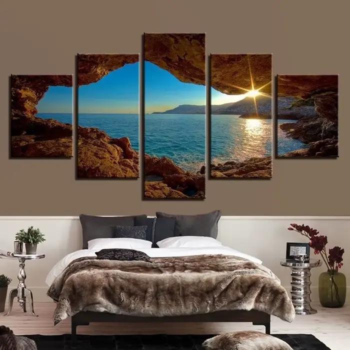 Peinture sur toile de paysage moderne