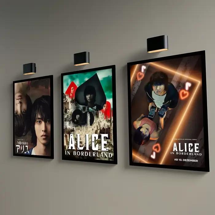 Alice In Borderland 2 affiche de film décor de salle décoration de la maison intérieur mur Art impression étanche Garage chambre affiches cadeau