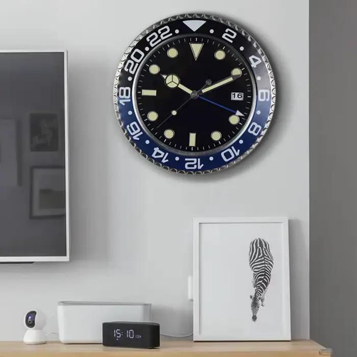 Horloge murale créative de luxe 34cm