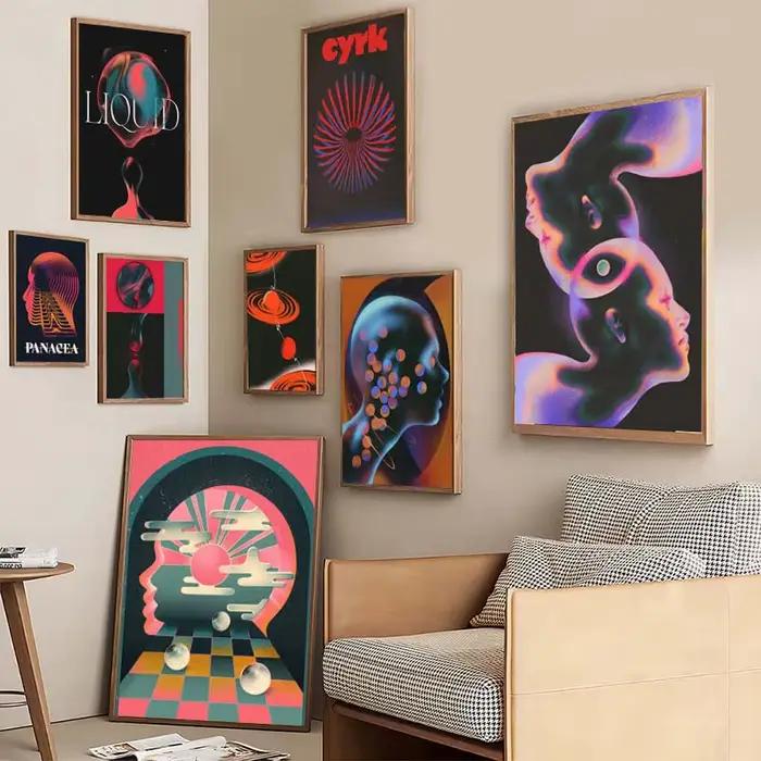 Futurisme abstrait, Art mural