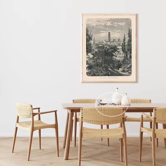 Peinture sur toile de paysage classique