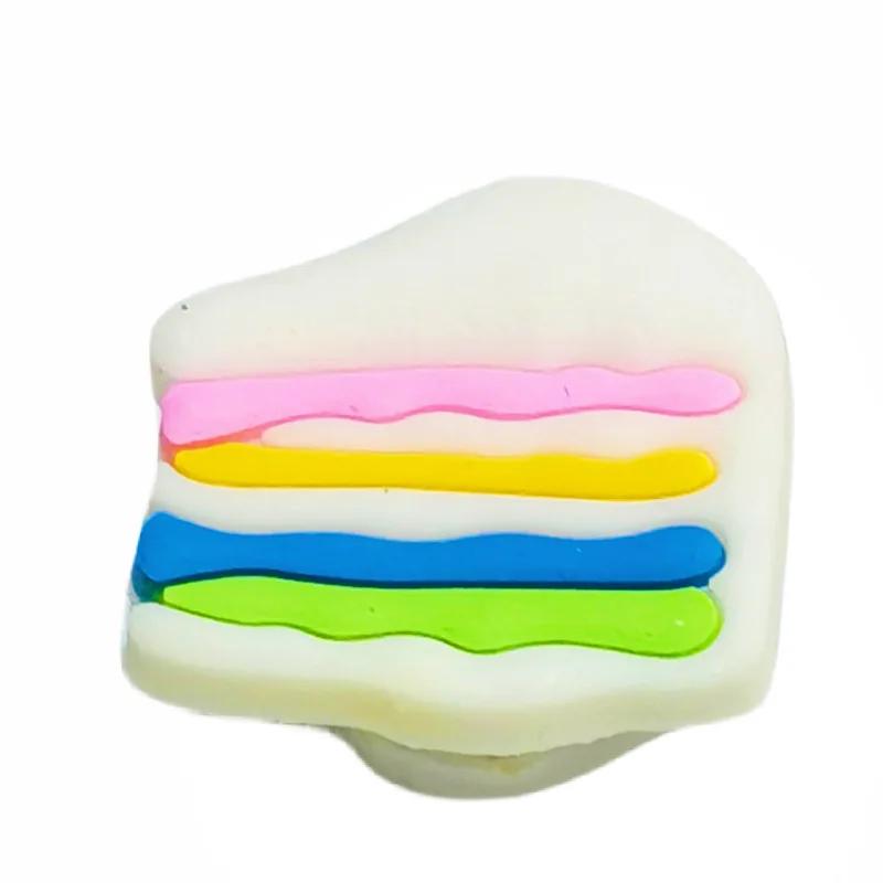 Pour crocs 1-5 pièces accessoires de chaussures LED garçons et filles puces de gâteau ananas accesso
