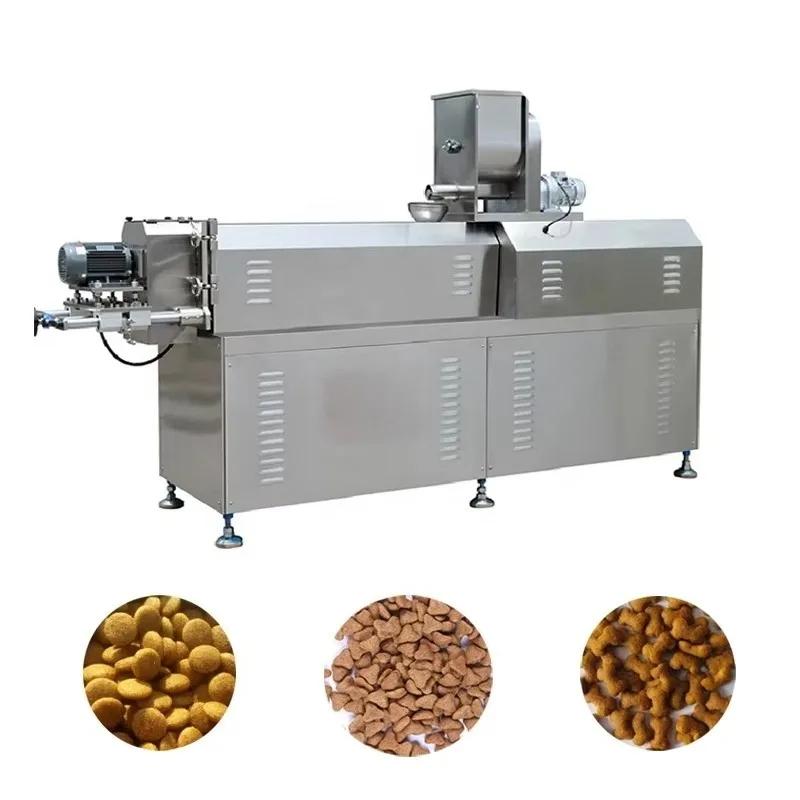 Ligne de production de croquettes pour animaux de compagnie entièrement automatique et personnalisab