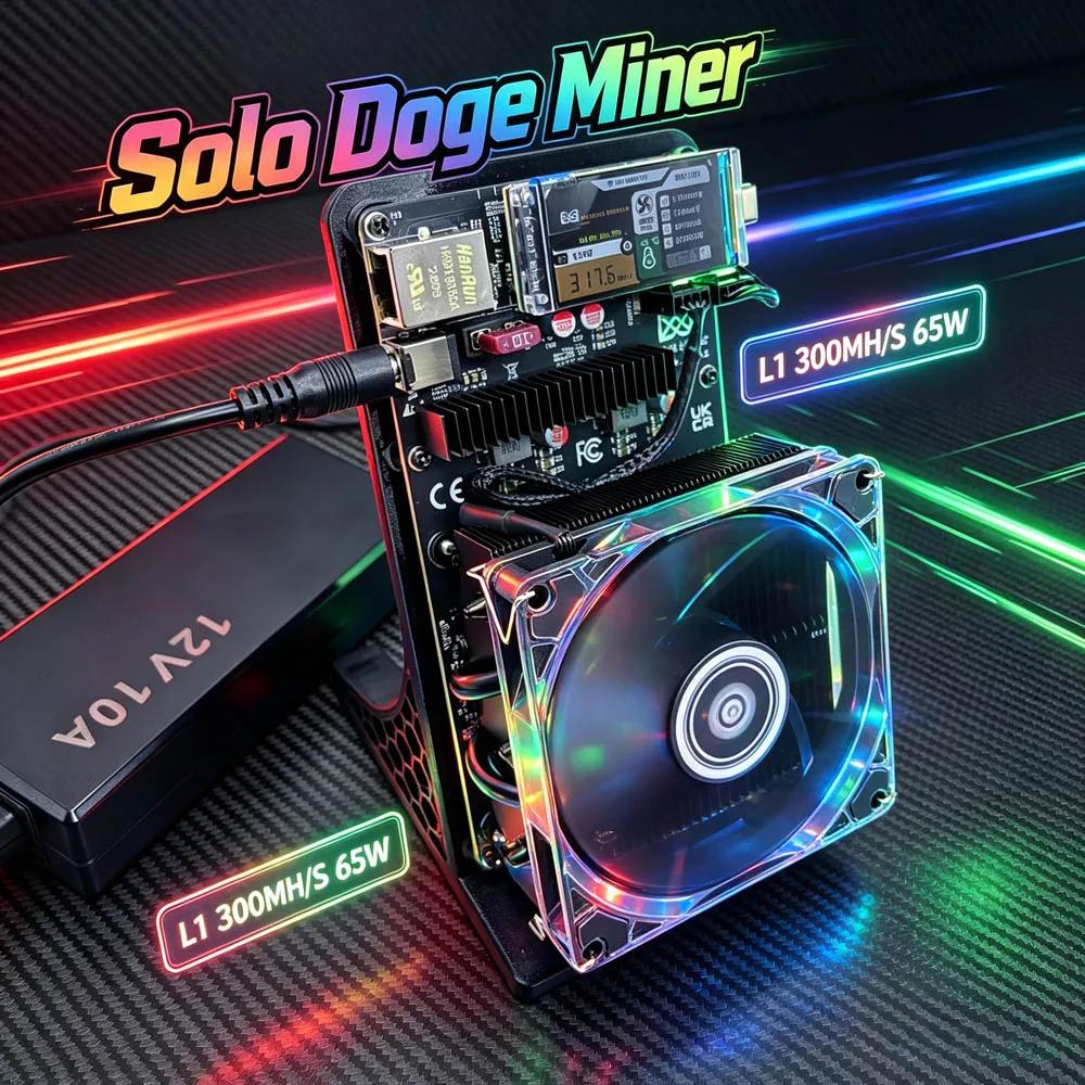Nouveau NEXUS MINER L1 300MH/s 65W, machine de minage Dogecoin avec 6 puces BM1491AA ASIC LTC DOGE, 