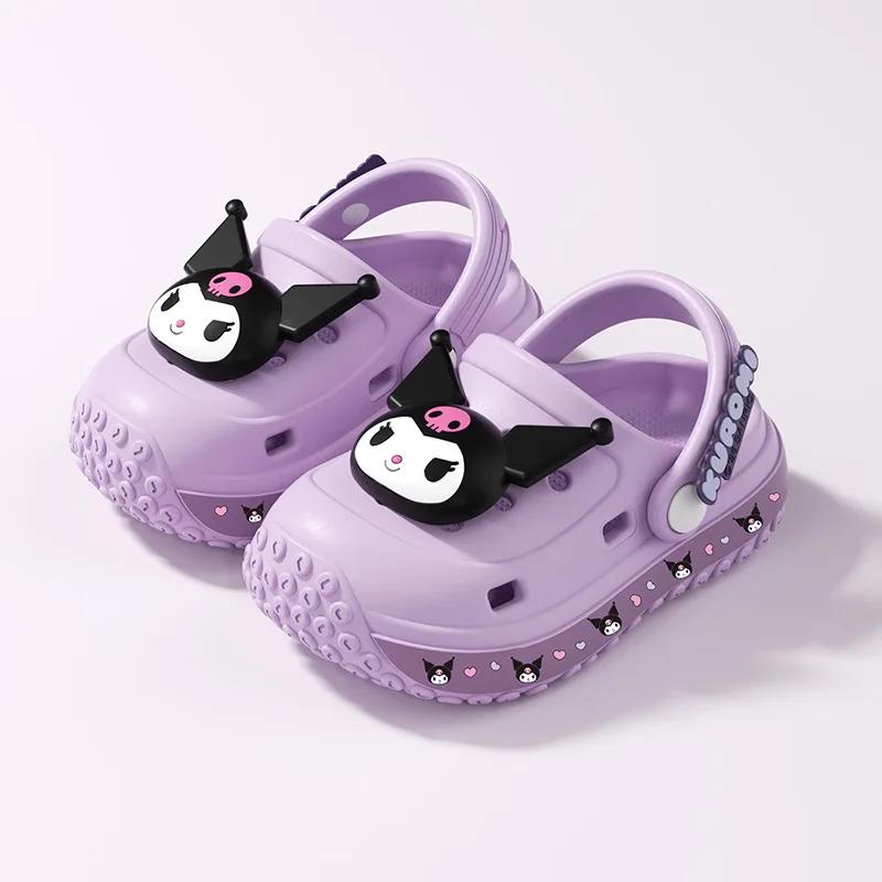 Crocs décontractés et respirants Kuromi, Crocs anti-odeur pour la marche sur la plage et les voyages