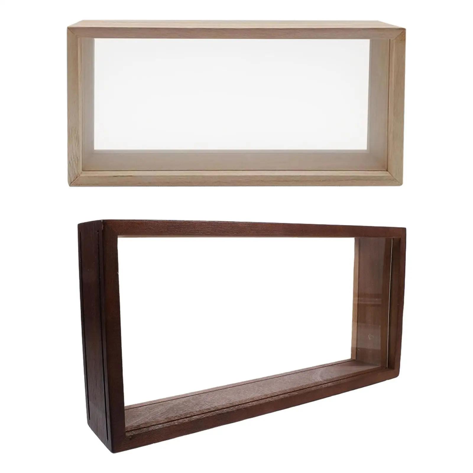 Boîte d'ombre en bois pour photos de prix, cadre photo pour fleurs séchées, présentoir de fleurs séchées en profondeur, art Keepplex Ticket