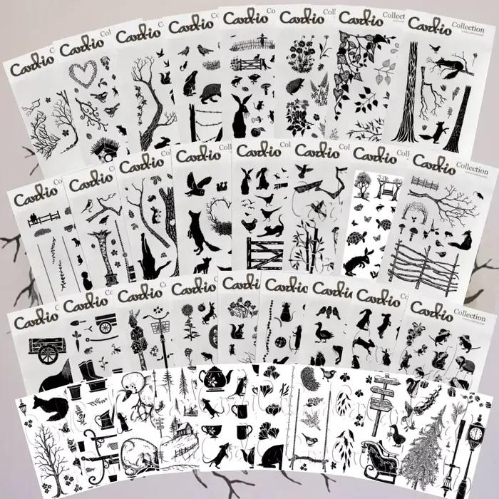 Timbres transparents Printemps 2026, motifs floraux champêtres et animaux de la fête, pour l'été, pour la décoration DIY, le scrapbooking, les cartes, les albums et le gaufrage