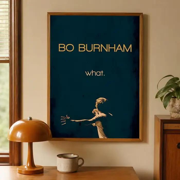 Affiche de comédien B-Bo Burnham, affiche d'art mural moderne, affiche vintage, décoration de chambr
