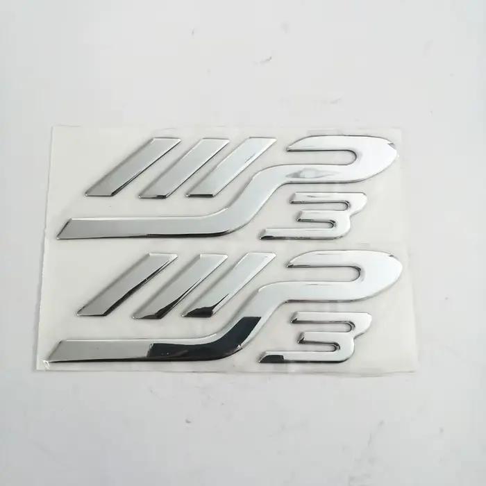 Autocollants argentés de moteur de logos de moto, emblèmes 3D, autocollant de scooter de moto, PIAGG