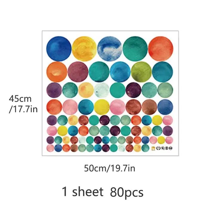 Autocollant mural étoiles pour chambre de bébé, décoration de la maison, sparadrap muraux artistique