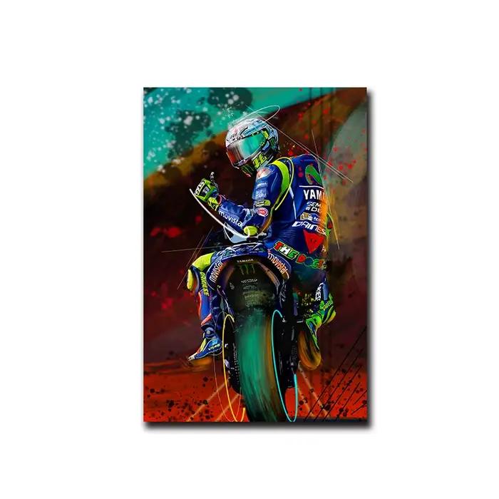 Affiche de moto mur Art photo toile peinture impression salon chambre mur décoration de la maison pe