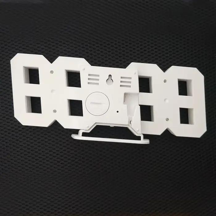 Horloge murale numérique 3D LED, mode Shoous, multifonctionnelle, créative, prise USB, électronique,