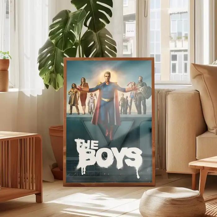The Boys 5 – affiche de couverture d'album musical, peinture sur toile, impression artistique, décor