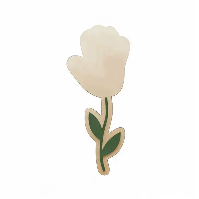 Plaque décorative peinte à la main pour la fête des mères, cadeau pour maman, décoration de table fl