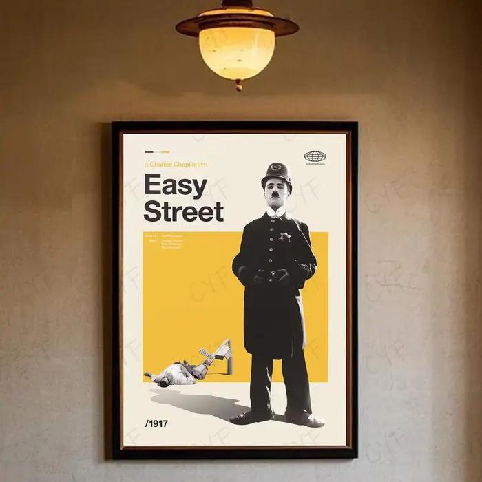 Affiche du film Acteur C-Charlie Chaplin, Art mural de haute qualité pour la maison, le bureau, la c