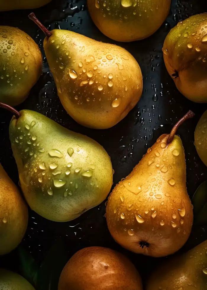 Affiches d'art de fruits frais, légumes, myrtilles, pêches, citron, café, Latte, peinture sur toile,