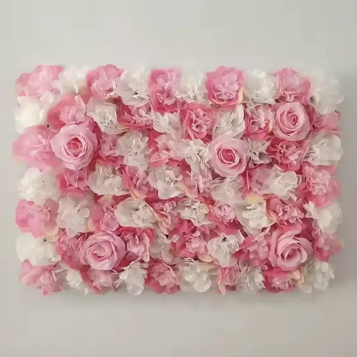 Panneaux muraux floraux 60x40cm, ensemble de 6/10/15 pièces pour décorations de fête de mariage, arr