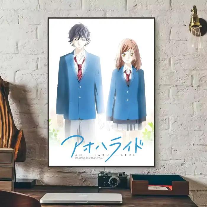Affiche murale A-Ao Haru Ride, peinture artistique, élégante, nostalgique, romantique, pour salon, c