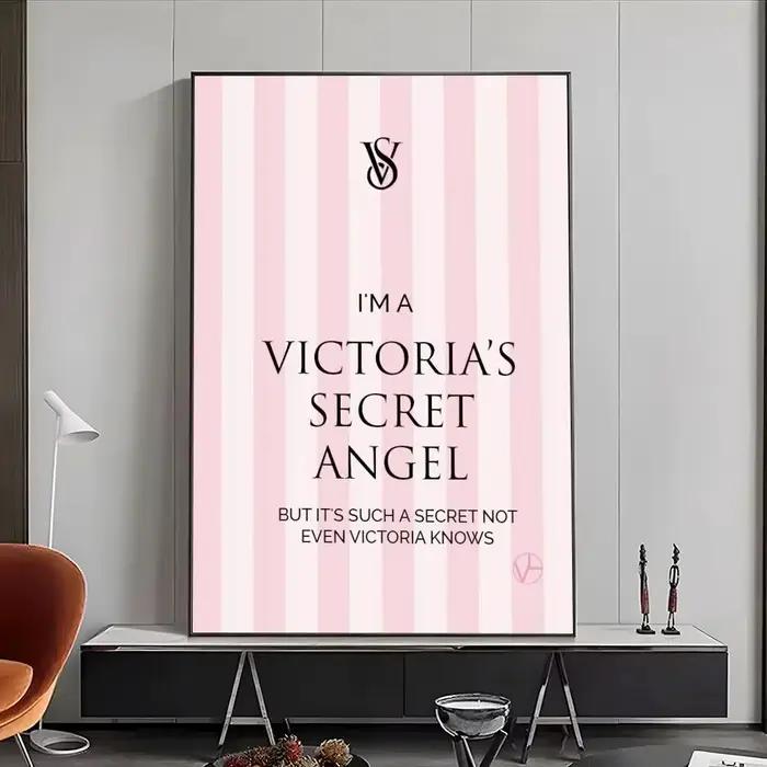 Affiche V-Victoria Secret Fashion-S, affiches haute définition, art mural pour salon et décoration d
